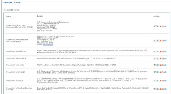 Web Interface